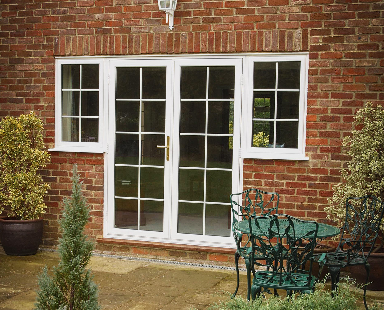 Aluminium French doors • Fenster Architectural Glazing